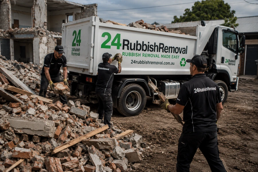 Construction debris removal